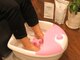 ネイルモア バイ アフロディーテ(NAIL moA)の写真/フットバスでリラックスしていただいてフットのケアをしていきます。