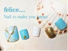 ネイルサロン フェリーチェ 東川口店(Felice)/【定額フットネイル】¥8500