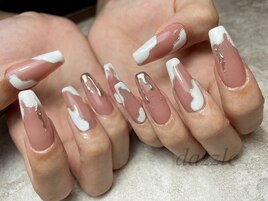 ニュアンス×ミラーネイル