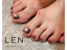 レン(LEN.)/くすみレッドマグネットジェル