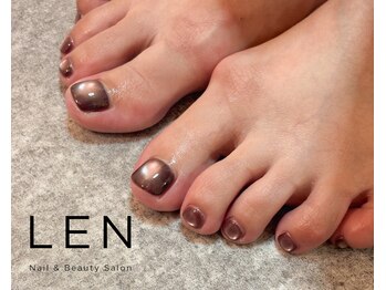 レン(LEN.)/くすみレッドマグネットジェル