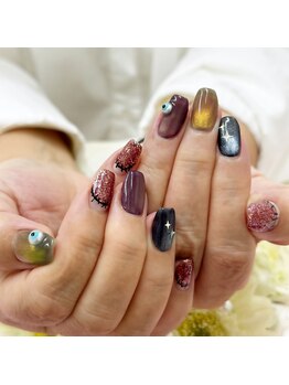 プルミエ ネイル(Premier Nail)/お持込み☆ハロウィン！目玉！