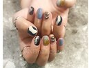 春ネイル/ニュアンス/藤沢