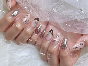 ラメール(La mer)/豹柄ネイル