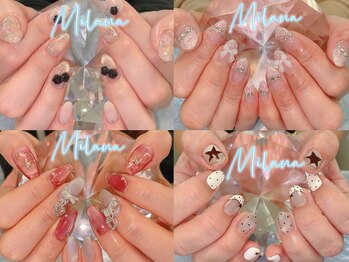 ミラーナ(Milana)の写真/毎月変わる定額メニューで指先からアートを楽しむ♪トレンドデザイン◎