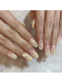 ネイルサロンリュクス (nailsalon Luxe)/レモン夏ネイル