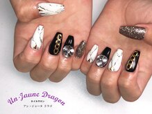 アン ジョーヌドラゴ/【自爪ネイル】大理石ネイル