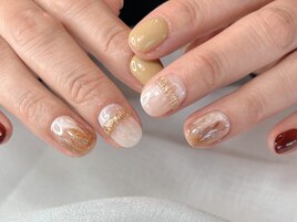 カフェオレネイル＊