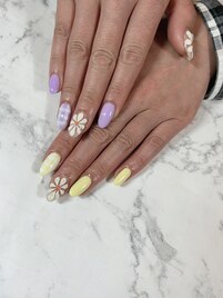 お花ネイル