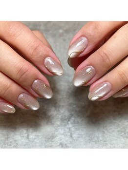 冬マグネットネイル