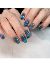 桜ネイルサロン/マグネットネイル