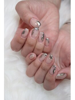 ネイルルーム アイボリー(nail room ivory)/ニュアンスネイル