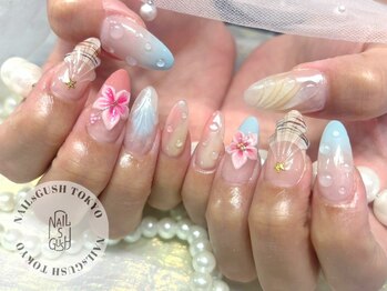 ネイルズガッシュトウキョウ 横浜西口店(NAILsGUSH TOKYO)/夏ネイル/マーメイドネイル