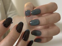 ミエレ(miele)/スキニーフレンチアシメネイル