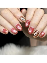 マイオティック ネイル(miotic nail)/豹柄デザイン