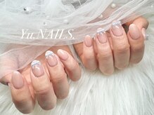 ユーネイルズ 恵比寿(Yu.NAILS.)/春ネイル◎オーロラリボン