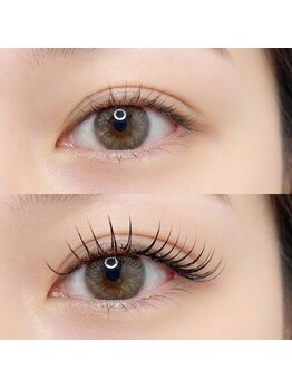 タグシー 紀の川打田店(#She)の写真/持続力が人気のLEDマツエク・エクステも上質の軽く着け心地の良い素材を使用し、負担を軽減