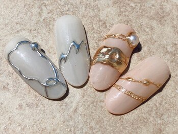 ネイリックス 栄ガスビル(NAILX)/アクセサリーネイル★メタリック