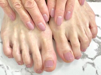 ルージュ(.Rouge)の写真/ハンドスペシャルケア有◎美しい爪先は土台から…ネイルを楽しみながら通うたびに健康的な爪を実感♪