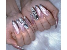 ネイルサロン ヴェルニ(NAIL SALON VERNIS)/マグネットガラスフレンチ