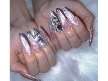 ネイルサロン ヴェルニ(NAIL SALON VERNIS)/マグネットガラスフレンチ