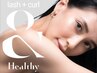 【＆Healthy】最新技術◎フラットエクステ120本＋まつげパーマ￥8500