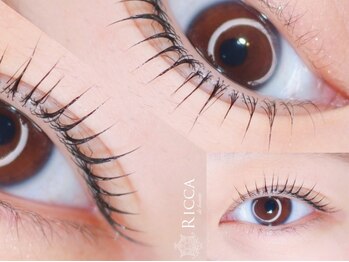 リッカ ドゥ ボーテ(RICCA de beaute)の写真/まつげが下向き,少ない,傷んでいる方◎毛髪知識豊富にお悩み解決メニューが充実♪[まつげパーマ/＆Healthy]