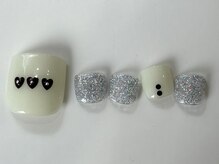 ネイルメゾン 天神店(NAIL MAISON)/ホロハートラメシンプル¥9000