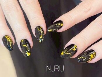 ヌル ネイル 新宿(NURU NAIL)/個性派/韓国個性派/ブラック