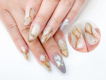 ネイルコレクション ピンク(Nail Collection Pink)/長さだしジェル★大理石
