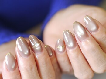 リシュエ(Rishue.)の写真/シンプルでもキレイなフォルムで満足感◎細部まで手を抜かない仕上げで上質な指先に♪