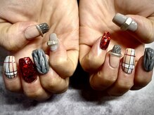 アーザ 吉祥寺(ASa)/ニット＆チェックネイル