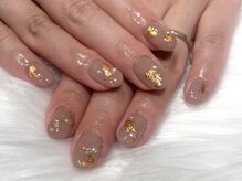 アダジオ(Adagio)/金箔ネイル