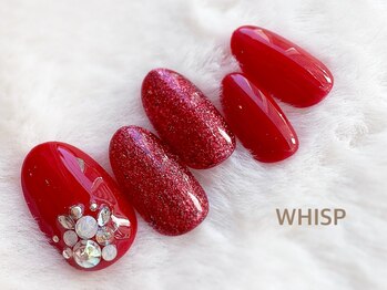 ウィスプ(WHISP)/ストーンビジューネイル