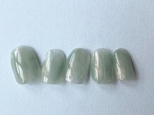 アイネイルズ 梅田店(I nails)/水彩偏光パールもやもや