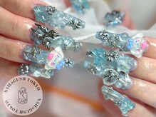 ネイルズガッシュトウキョウ 横浜西口店(NAILsGUSH TOKYO)/ロングネイル/ゴテゴテ付け放題