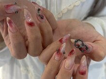 シェルネイル(SHELL NAIL)/ハロウィン/棘/staff:takeda