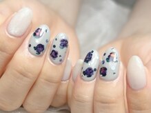 ジェミーネイル(JeMY nail)の雰囲気（季節に合わせた上品なお花ネイルのデザインもあります♪）