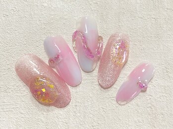 ネイリックス アヴェニール(NAILX avenir)/押し花ニュアンス