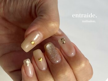 アントレッド(entraide)/バレンタインネイル