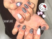 スノーフレーク(Snowflake)/フラッシュネイル/7000