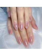 ピンキーネイル(Pinky Nail)/大人気チークネイル