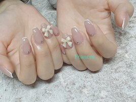 スキニーフレンチ×リボンパーツ