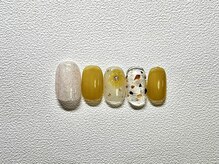ツーバイマックスビューティー 吉祥寺(2by MAX BEAUTY)/フラワーネイル/イエローネイル