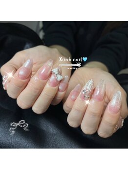 シン(XIINH)/さくらワンホンネイル