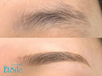 エトワール(Etoile)の写真/JR茨木駅すぐ！【アイブロウ×まつげパーマ¥7700】眉毛とまつ毛パーマのセットでナチュラル美人な目元に♪