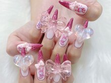 アクリル/チップ長さだしお選びいただけます！お好きなカラー何色でも使用可能★