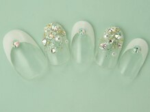 ネイルサロン ドレリッチ 大宮店(drerich)/【6990】ブライダルフレンチ