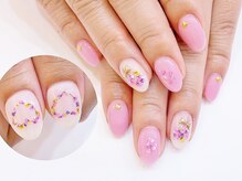 ネイルコレクション ピンク(Nail Collection Pink)/ジェル放題★ドライフラワー
