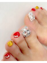 ダリア 大宮店(DAHLIA)/キラキラフットネイル☆